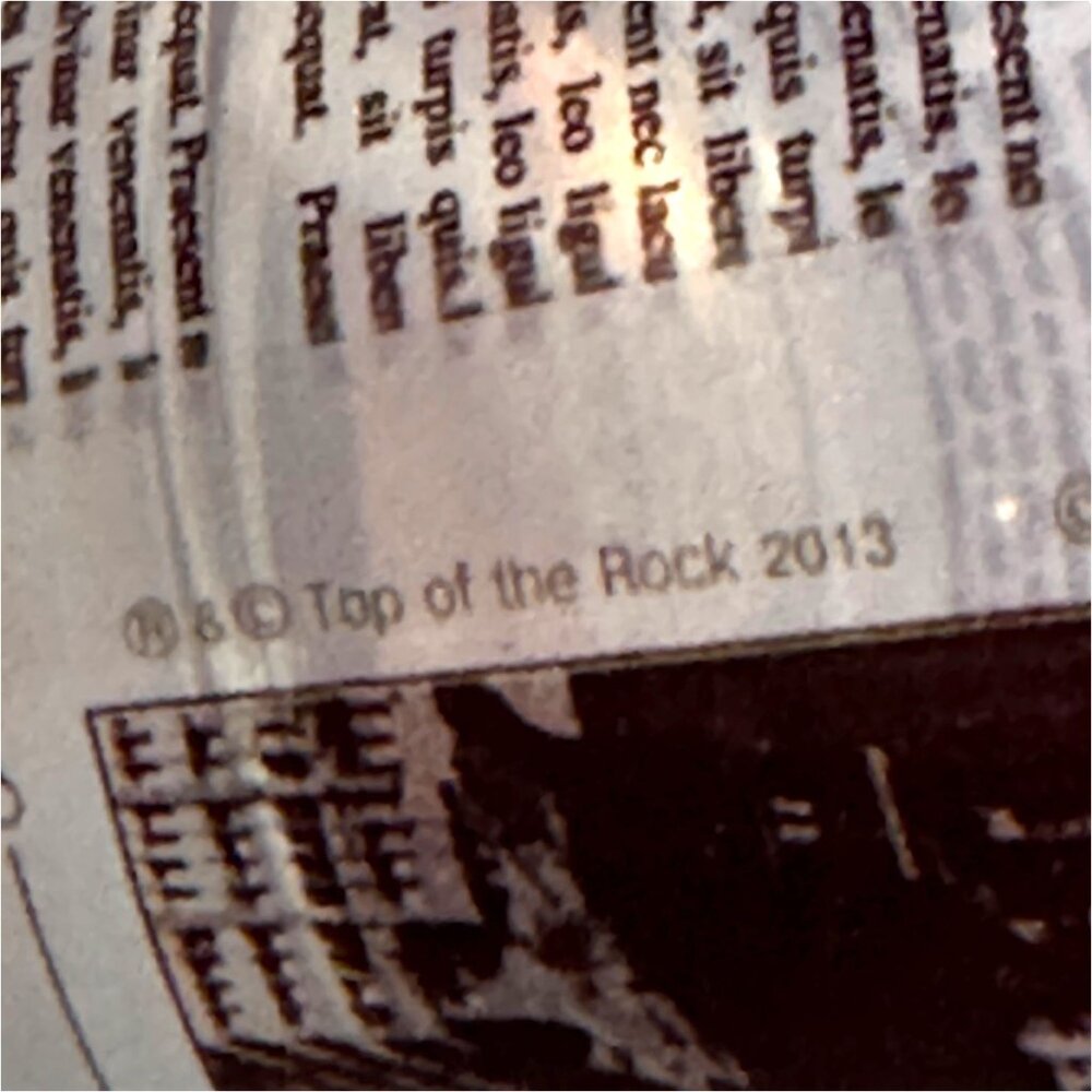 Top Of The Rock Souvenir Glass Tumbler 2013 Rockefeller Center New York News NYC - Picture 2 of 11